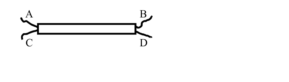 Кабель и выводы A, B, C, D