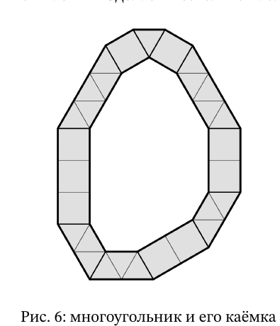 Рис. 6: многоугольник и его каёмка